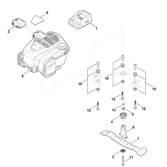 Picture of F - Motore, lama RM 650.0 VE