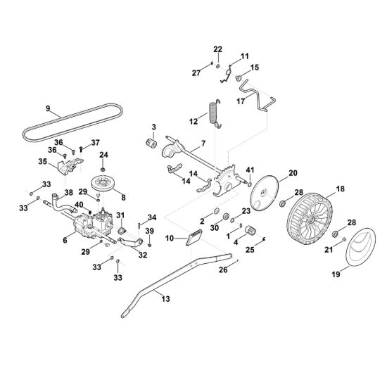 Picture of E - Asse posteriore, cambio RM 655.0 YS