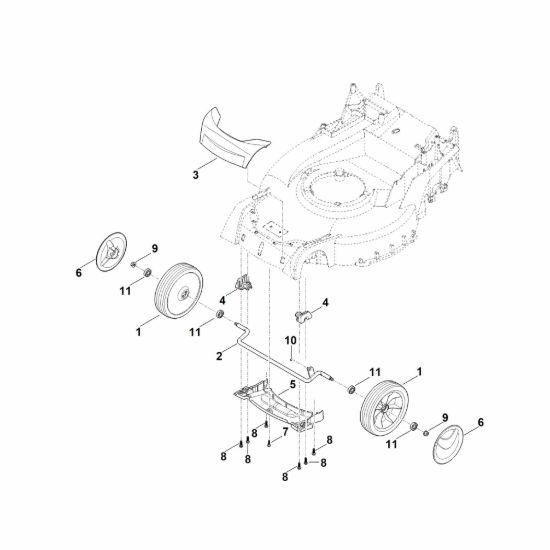 Picture of D - Asse anteriore, copertura RM 655.1 RS