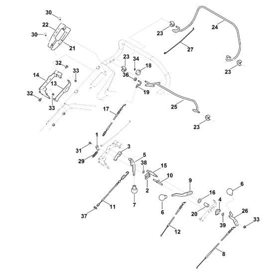 Picture of A - Parte superiore manubrio RM 756.0 GC