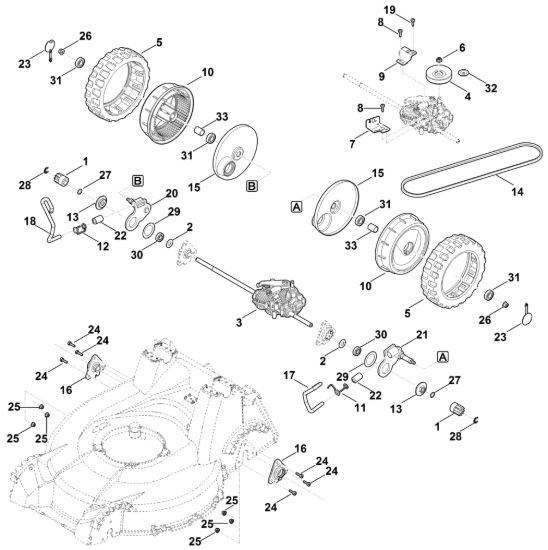 Picture of E - Regolazione altezza posteriore, trazione RM 756.0 GC