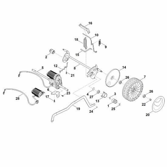Picture of C - Carrello, impostazione in alto RMA 443.2 VC