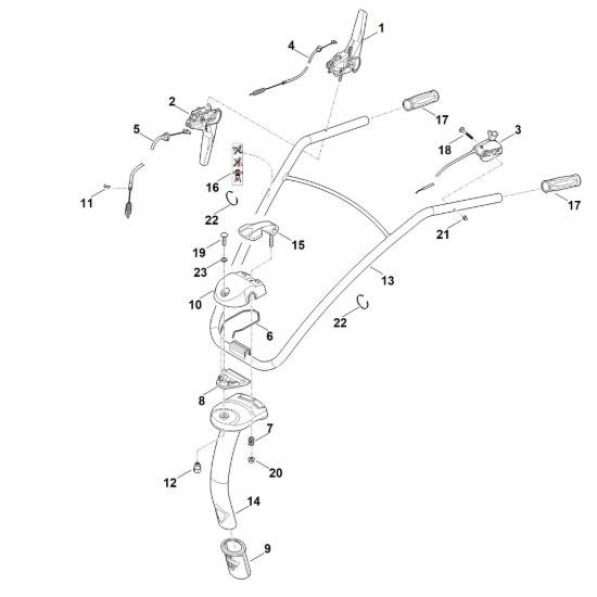 Picture of A - Manubrio MH 445.1 R