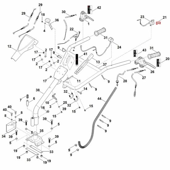 Picture of A - Manubrio MH 700.0