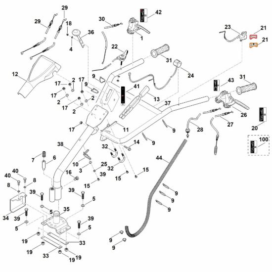 Picture of A - Manubrio MH 710.0
