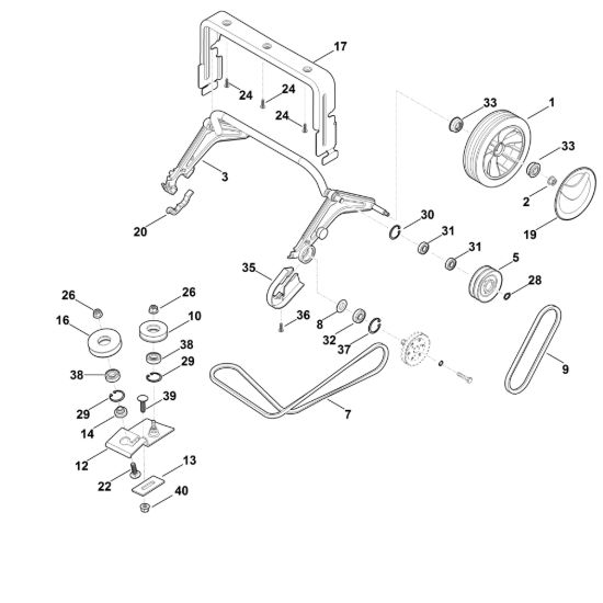 Picture of E - Asse posteriore, Trazione RL 540.0