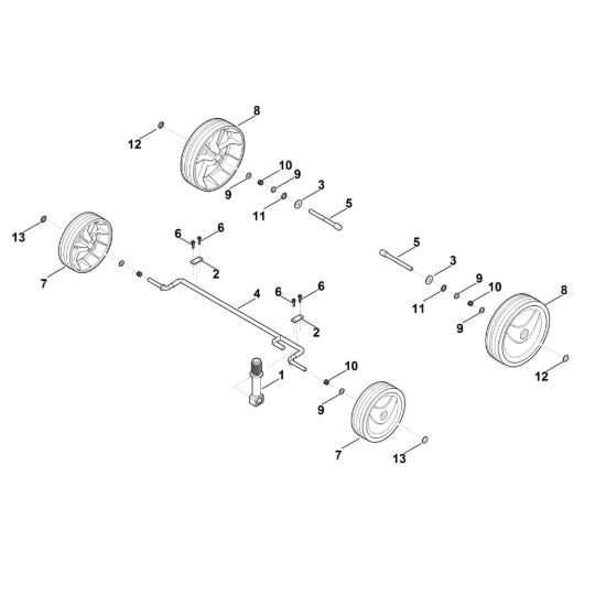 Picture of C - Carrello, impostazione in alto RLE 240.0