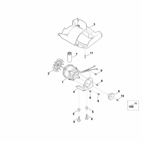 Picture of D - Elettromotore RLE 540.0