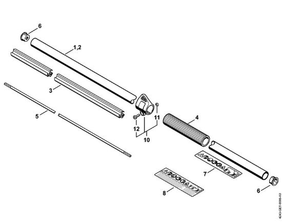 Stelo HL 94, HL 94 C Tosasiepi (HL) HL 94 C-E della marca STIHL