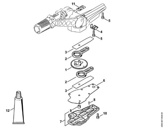 Riduttore lama a 135° regolabile Tosasiepi (HL) HL 95 della marca STIHL