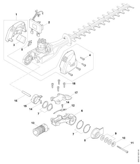 Picture of Carcassa motore, Modulo elettronico HLA 66