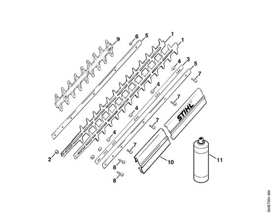 Dispositivo di taglio HS 61 Tagliasiepi (HS) HS 61 della marca STIHL