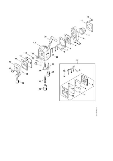 Picture of Carburatore C1Q-S198, C1Q-S140 HS 81 T
