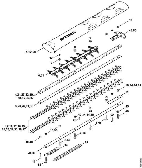 Dispositivo di taglio HS 81 Tagliasiepi (HS) HS 81 T della marca STIHL