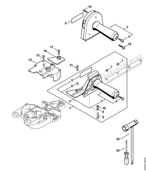 Impugnatura HS 85, attrezzi Tagliasiepi (HS) HS 85 della marca STIHL