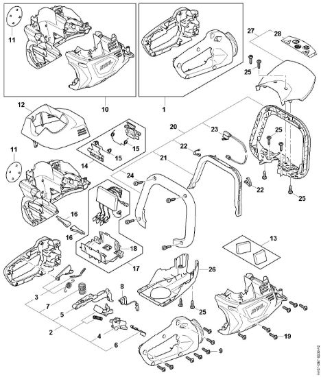 Picture of Corpo impugnatura, Carcassa motore, Modulo elettronico HSA 100.0