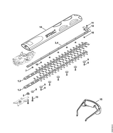 Dispositivo di taglio Tagliasiepi a batteria (HSA) HSA 66 della marca STIHL