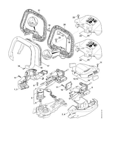 Picture of Carcassa motore, Modulo elettronico HSA 94 R