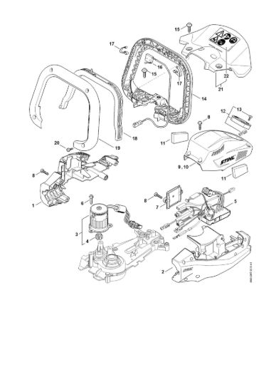 Picture of Carcassa motore, Modulo elettronico HSA 94 R
