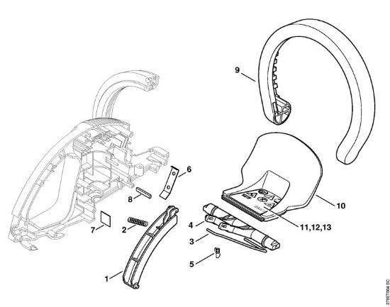Impugnatura di comando Tagliasiepi elettriche (HSE) HSE 41 della marca STIHL