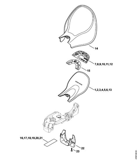 Protezione mano Tagliasiepi elettriche (HSE) HSE 61 della marca STIHL