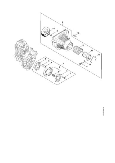 Picture of Frizione, carenatura ventola HT 133