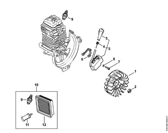 Impianto di accesione Sramatori telescopici (HT) HT 133 della marca STIHL
