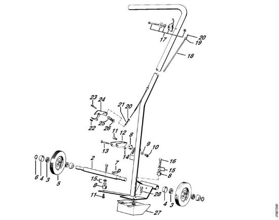 Carrello Troncatrici (TS) FW della marca STIHL
