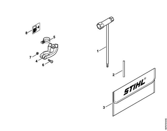 Attrezzi, accessorio a richiesta Troncatrici (TS) TS 500i-A della marca STIHL
