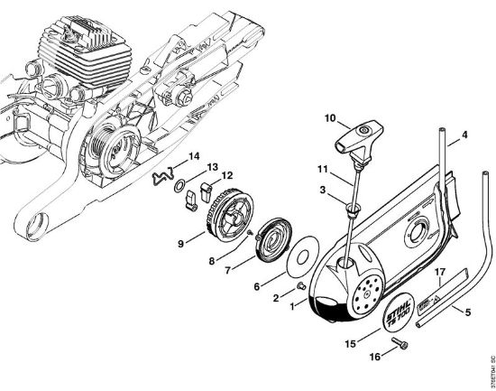 Dispositivo di avviamento Troncatrici (TS) TS 700-Z della marca STIHL