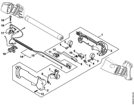 Impugnatura di comando Apparecchi speciali (PC, SP, MC) SP 401 della marca STIHL