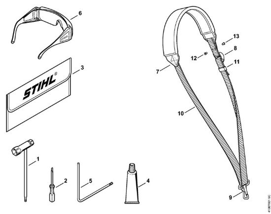 Attrezzi, accessorio a richiesta Apparecchi speciali (PC, SP, MC) SP 85 della marca STIHL