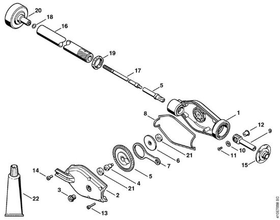 Riduttore Apparecchi speciali (PC, SP, MC) SP 85 della marca STIHL