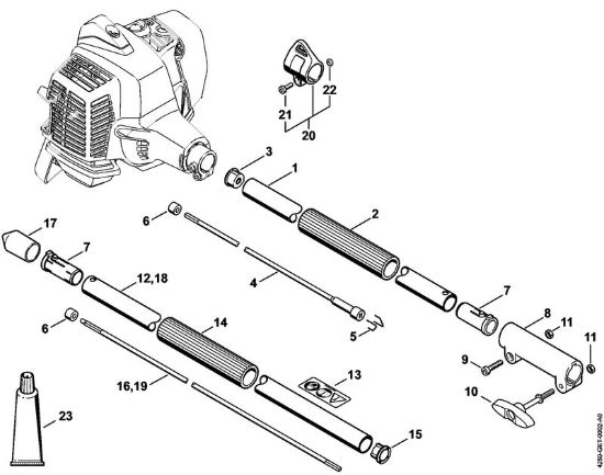 Stelo SP 92 TC Apparecchi speciali (PC, SP, MC) SP 92 TC-E della marca STIHL