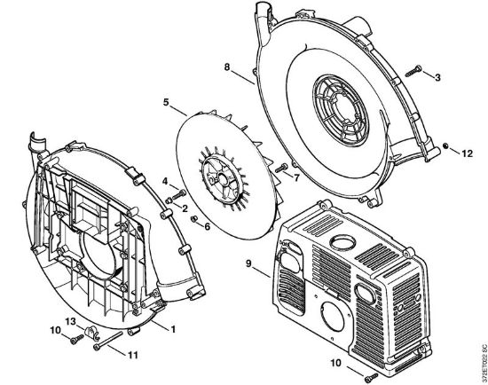 Carter soffiatore Atomizzatori (SR) SR 340 della marca STIHL