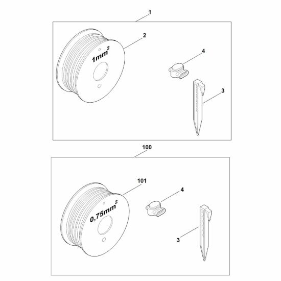 Picture of A - Materiale d'installazione kit S Kit S
