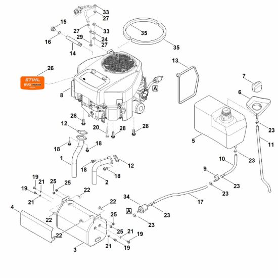 Picture of H - Motore, serbatoio RT 5112.1 Z