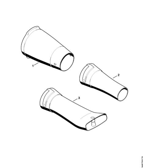 Tubo soffiatore Attrezzi di applicazione (-KM) BG-KM della marca STIHL
