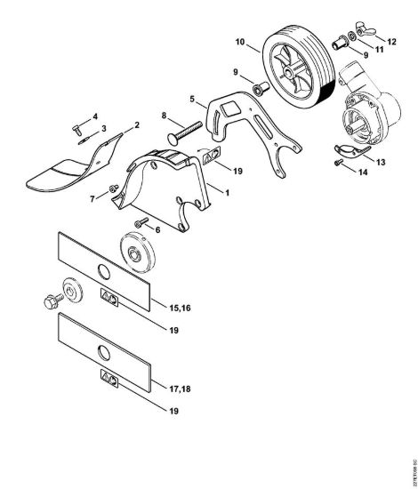 FCS-KM Riparo Attrezzi di applicazione (-KM) FCS-KM - 4180 della marca STIHL