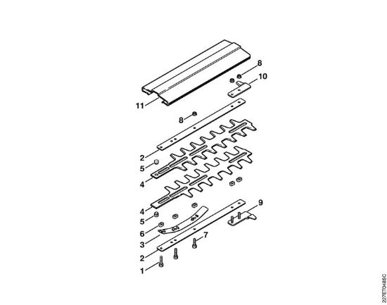 Coltello Attrezzi di applicazione (-KM) FH-KM 135° della marca STIHL