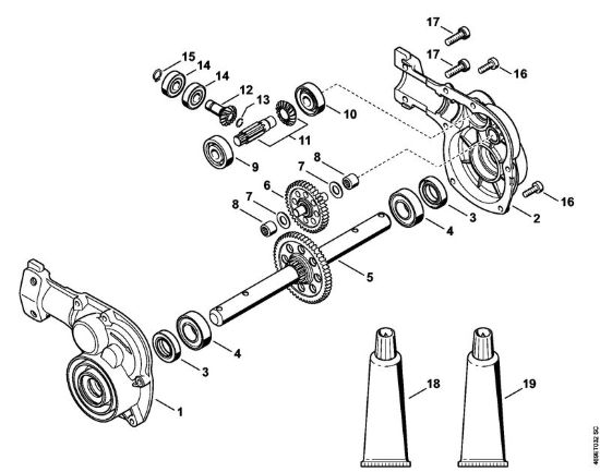KW-KM Riduttore Attrezzi di applicazione (-KM) KW-KM della marca STIHL