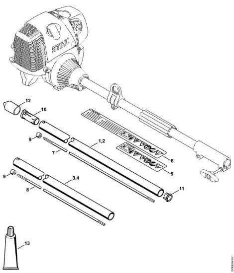 KW-KM Stelo Attrezzi di applicazione (-KM) KW-KM della marca STIHL