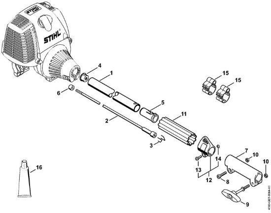 Stelo Motori Kombi (KM) KM 130 della marca STIHL
