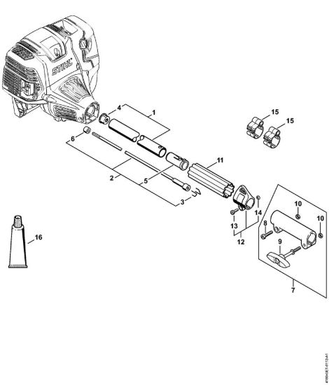 Stelo Motori Kombi (KM) KM 131 R della marca STIHL