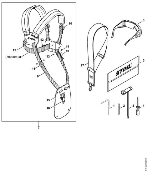 Attrezzi, accessorio a richiesta Motori Kombi (KM) KM 55 R della marca STIHL
