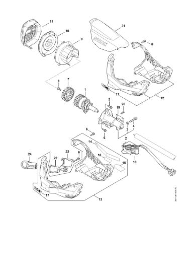 Picture of Elettromotore, carcassa motore KMA 130 R