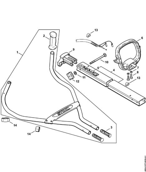 Manico tubolare MultiMotore (MM) MM 56 della marca STIHL