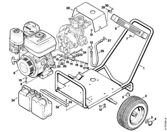 Carrello RB 400 K Idropulitrice elettrica (RE) RB 400 K della marca STIHL