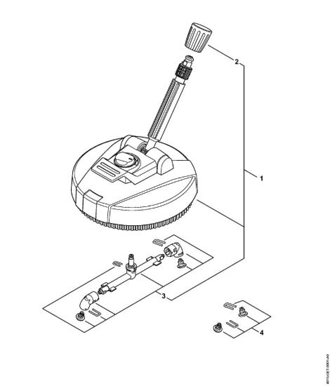 Appliciazioni pulitrice per superfici RA 82    06/2019 Idropulitrice elettrica (RE) RE 100 della marca STIHL