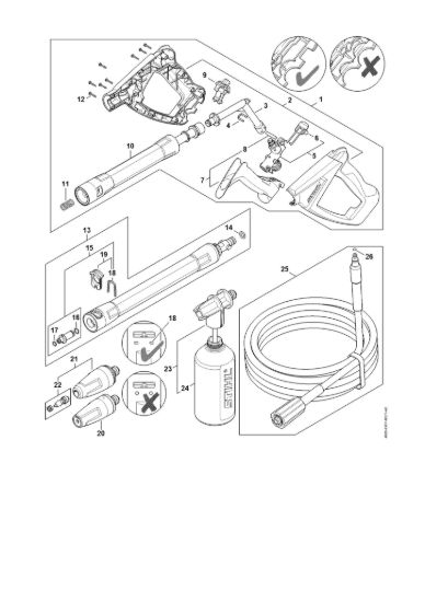 Picture of Pistola, tubo nebulizzatore RE 100